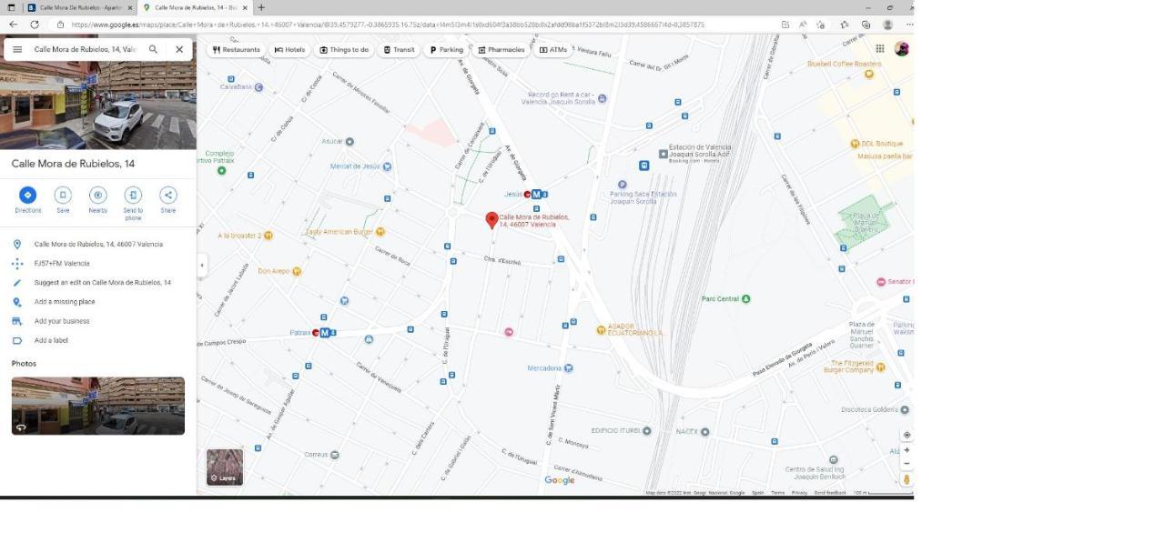 Calle Mora De Rubielos With Free Private Underground Parking 발렌시아 외부 사진